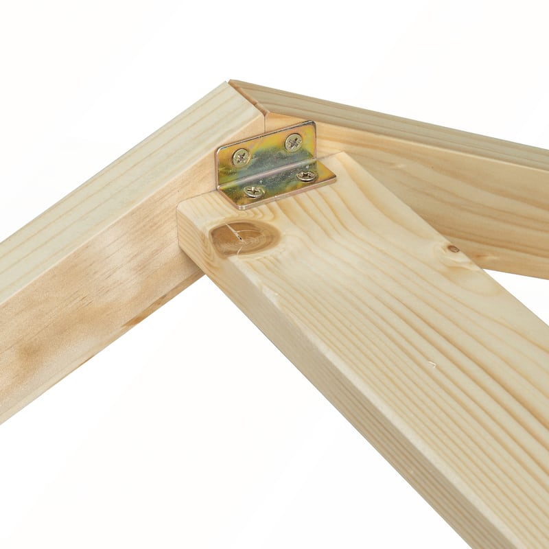 Double Twin House-Style Floor Bed with Fence