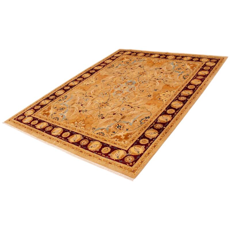 ECARPETGALLERY Hand-knotted Pako Persian 18 Of 20 Tan Wool Rug - 9'2 x 12'0