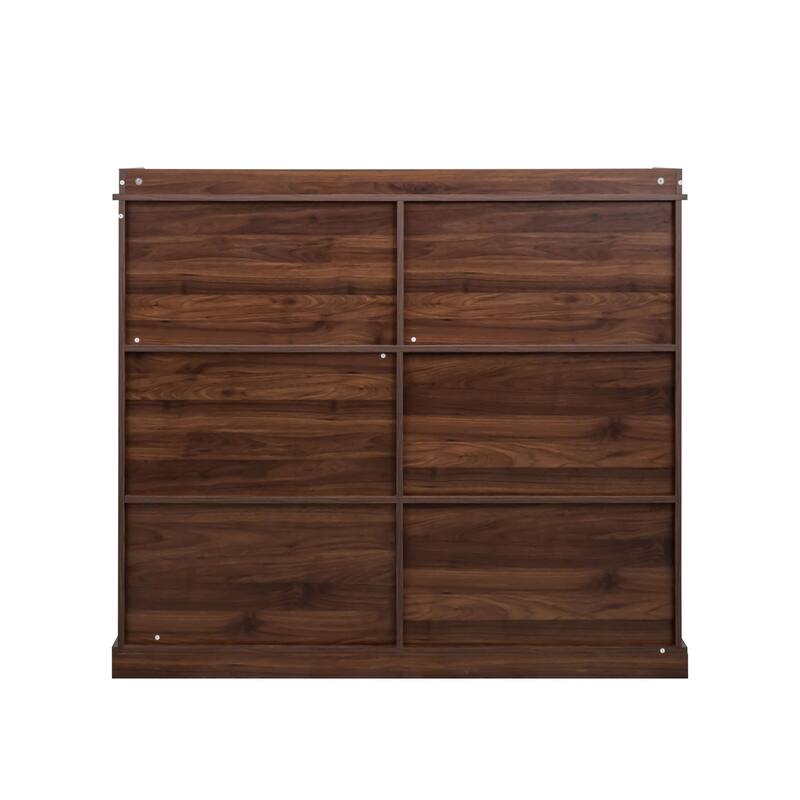 10-shelf Bookcase - Walnut