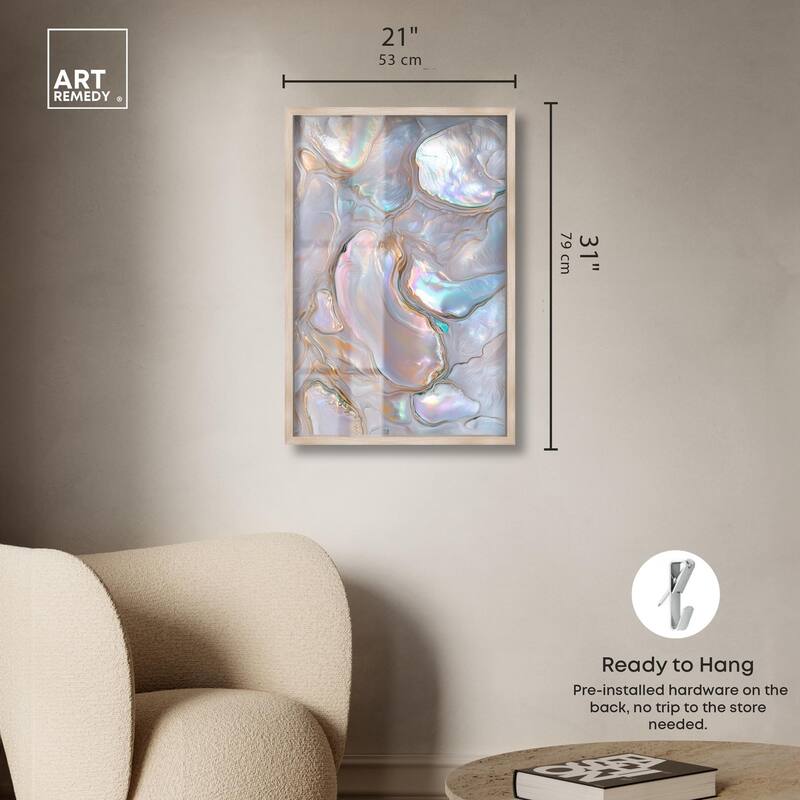 Fluid Preciousness III Shadowbox by Art Remedy