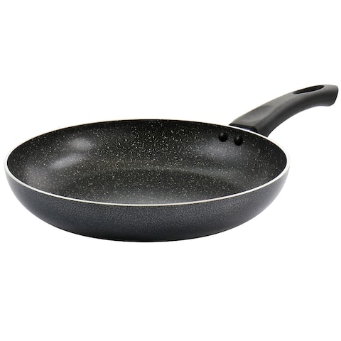 10.2 in. Nonstick Aluminum Frying Pan in Graphite Grey