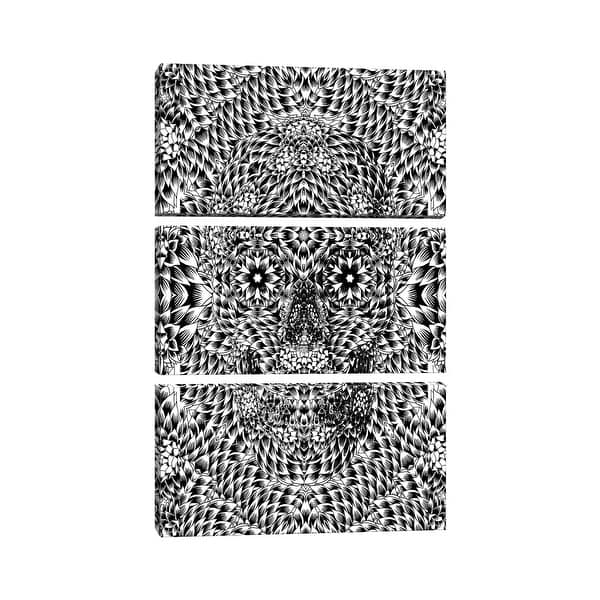 slide 1 of 4, iCanvas "Skull VII" by Ali Gulec 3-Piece Canvas Wall Art Set