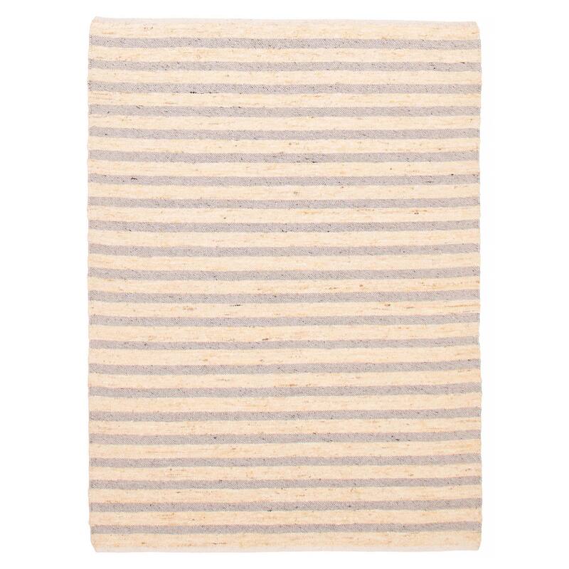 Boho Cream Kilim 5'5" x 7'6" - 5'5 x 7'6 - Cream - 5'5 x 7'6