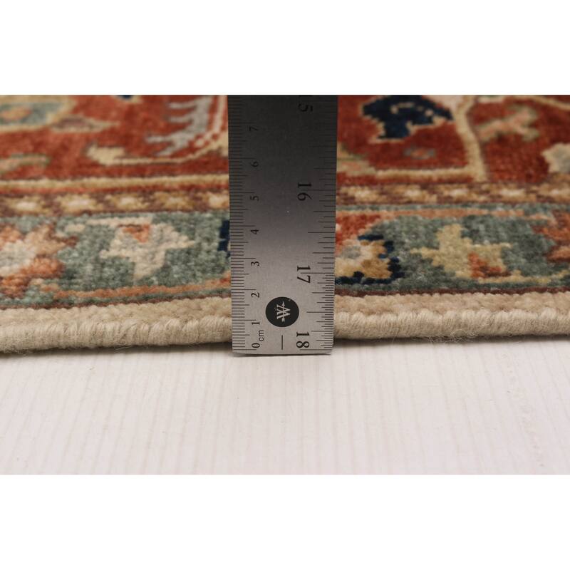 ECARPETGALLERY Hand-knotted Jules Sultane Ivory Wool Rug - 8'0 x 10'0