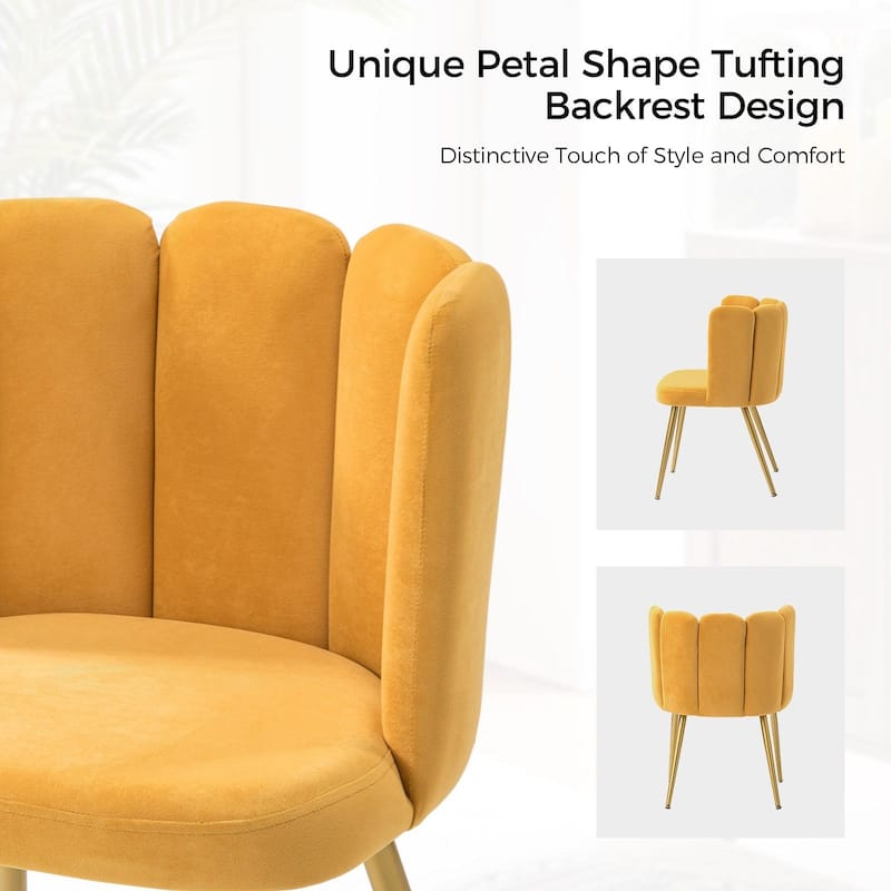 Anjela Side Chair with Tufted Back