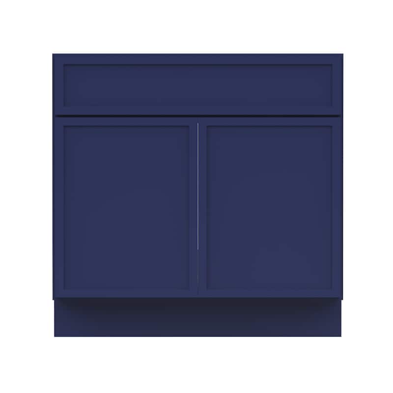 Vanity Art 33" Freestanding Single Base Storage Cabinet with Soft Close Doors