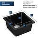 preview thumbnail 4 of 15, Karran Undermount Quartz Bar Single Bowl Sink