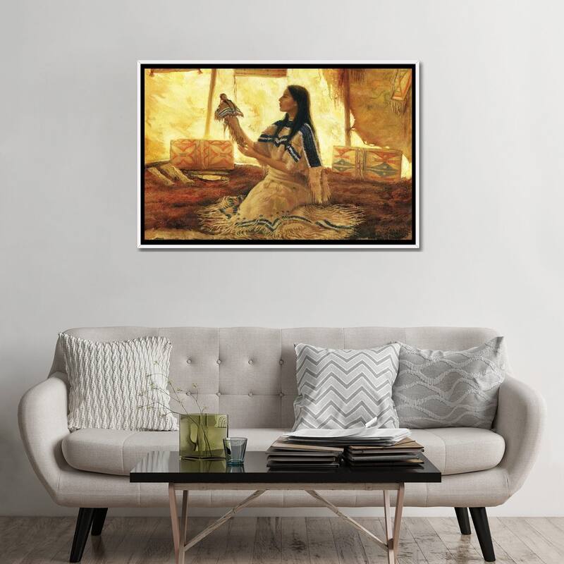 iCanvas "A Gift For Her Daughter" by David Joaquin Framed Canvas Print