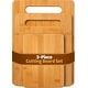 preview thumbnail 1 of 15, Bamboo Cutting Board Set - Wooden cutting board, Assorted Sizes of Bamboo Wood Cutting Boards & Chopping Board for Kitchen 3-Piece