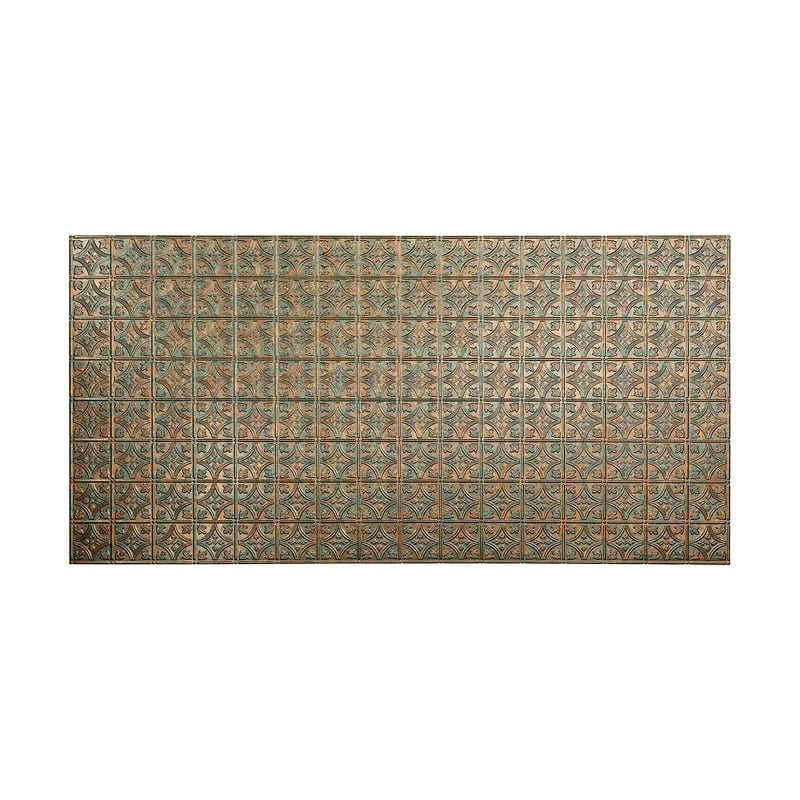 FASÄDE Traditional 1 4-foot x 8-foot PVC Wall Panel in Copper Fantasy - 4 x 8