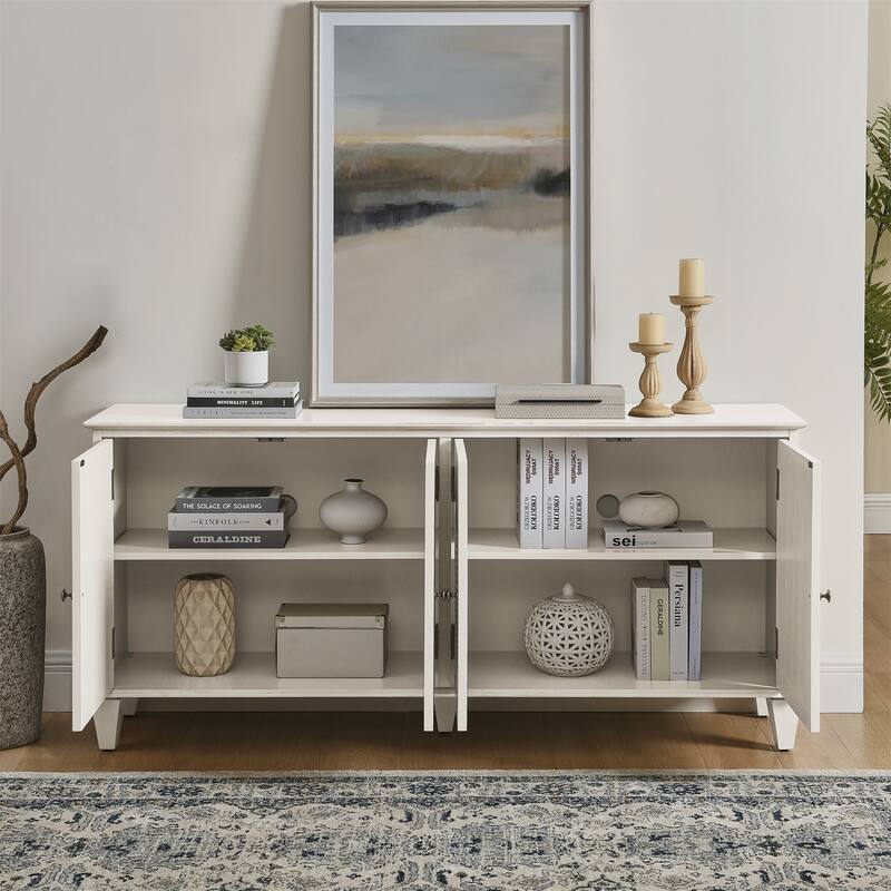 65.2" Mid Century Modern Sideboard Buffet Cabinet with Storage, Accent Coffee Bar