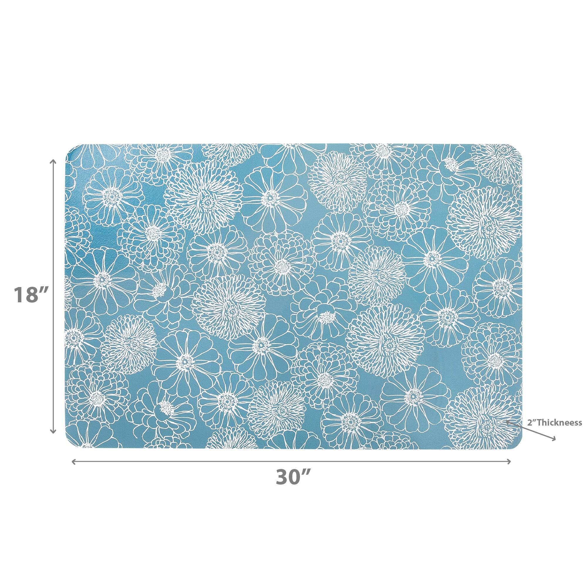 Memory Foam Floor Mat Chrysanthemum Floral Bed Bath & Beyond 38431995