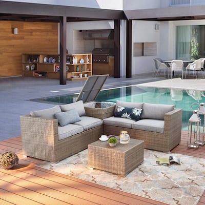 PATIO FESTIVAL Hermosa 4-Piece Sofa Set