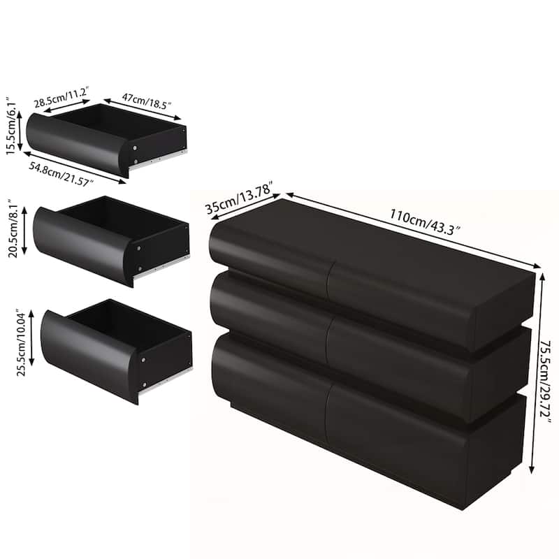 Wide Storage Dresser