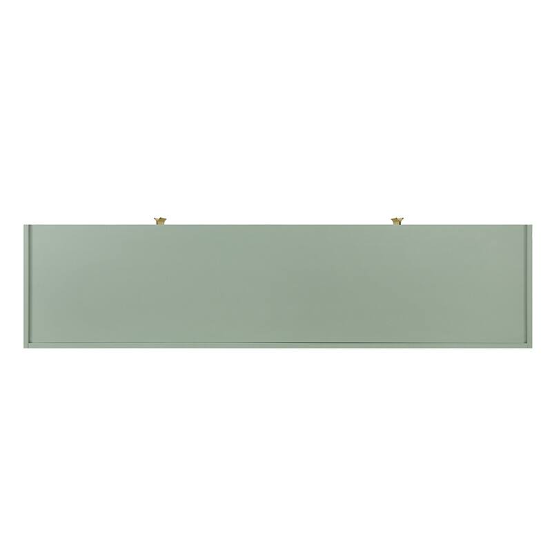 Storage Cabinet Sideboard Wooden Cabinet w/ 4 Doors，Adjustable Shelf