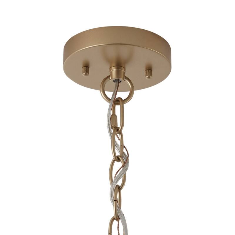 Boho Rattan Semi Flush Mount Ceiling Light with Polished Brass Base 25 Inch Wide for Bedroom and Dining Room