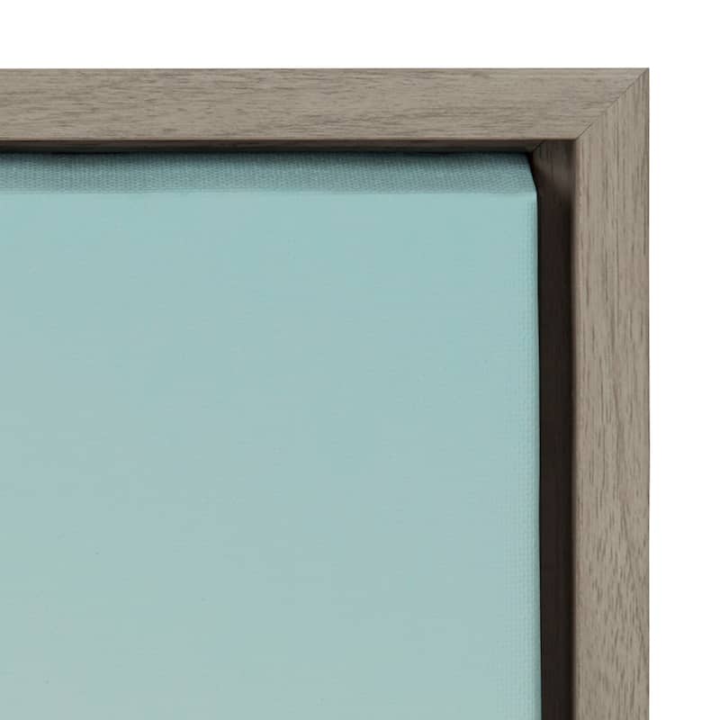 Kate and Laurel Sylvie Trio of Palm Trees Framed Canvas by Laura Evans
