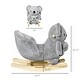 preview thumbnail 17 of 18, Rabbit Rocking Horse with Sounds, Safety Belt, and Poplar Wood Base, Ages 18-36 Months, ASTM Certified