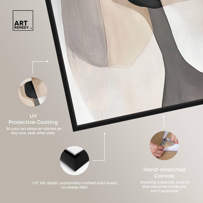 Curvilinear Composition II Canvas by Art Remedy