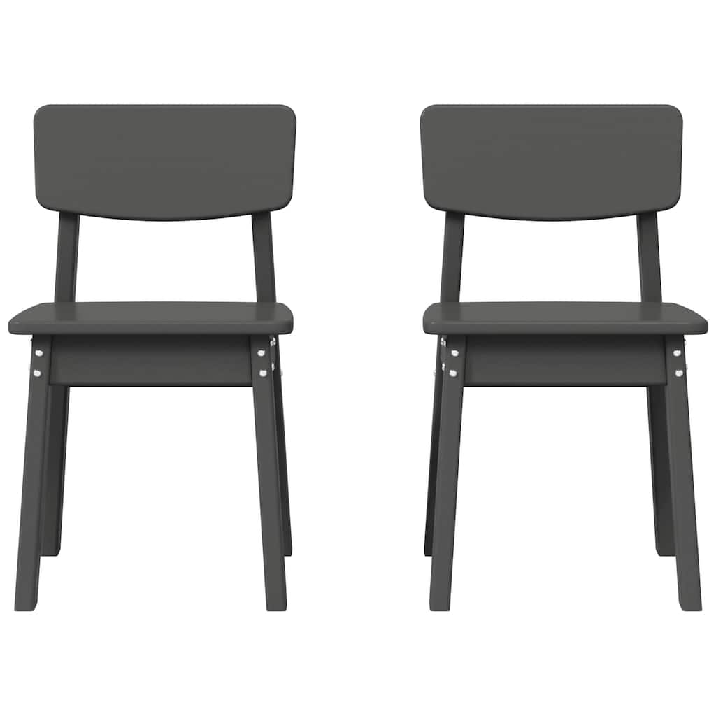 Polytrends Modern Mini Kids Outdoor Dining Chair (Set of 2)