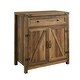 preview thumbnail 17 of 37, Middlebrook 30-inch Rustic Barn Door Accent Cabinet