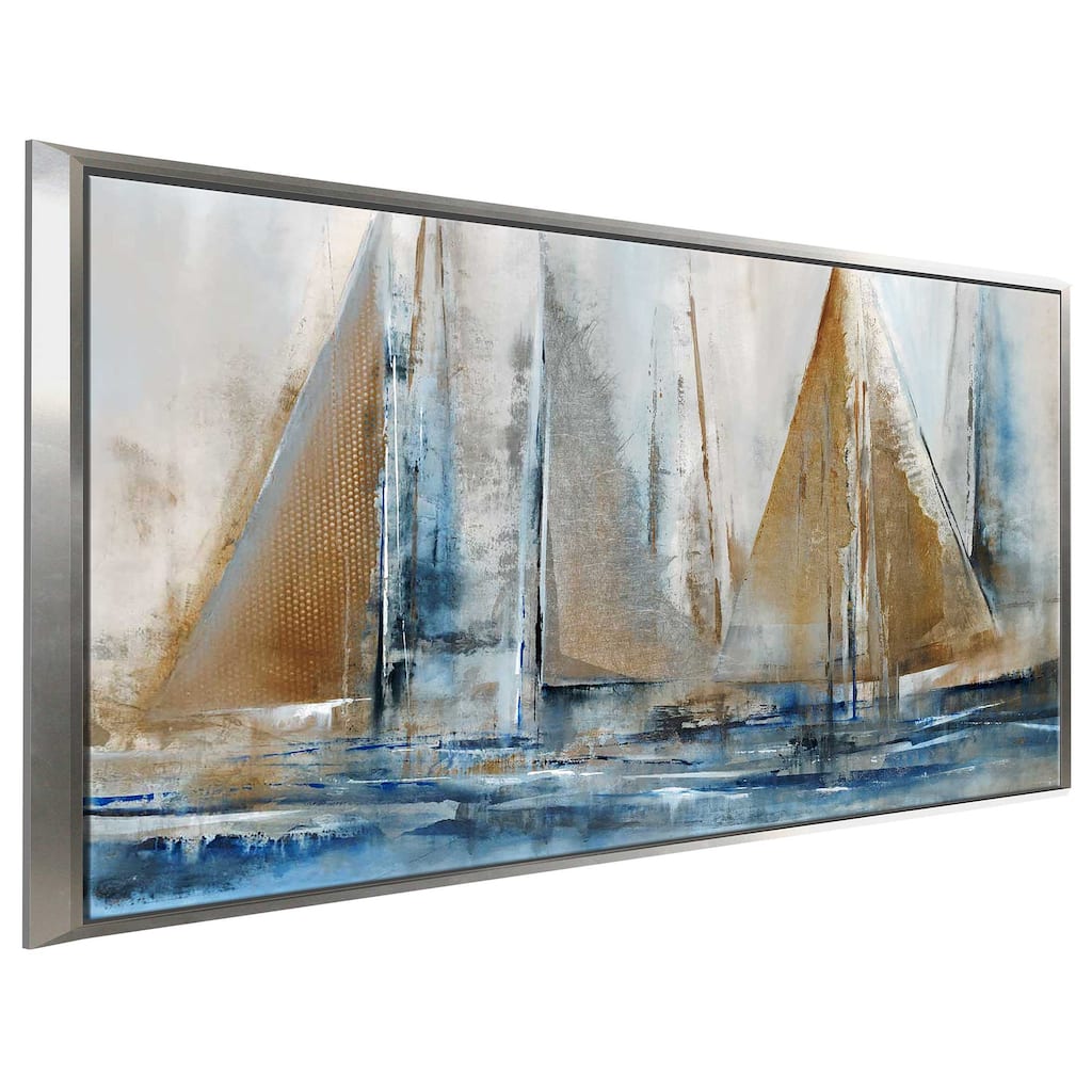 "Gone By Sea" by K.Nari Print on Floating Canvas