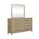 preview thumbnail 16 of 31, Liberty Furniture Brentwood Dresser, Mirror, or Chest in Sandstone Brown