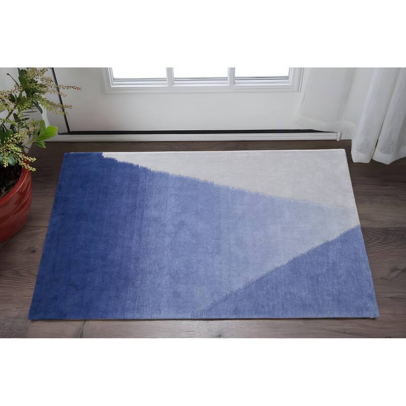 HomeRoots Geometric Casual Rectangle Area Rug - 36.00 in. x 24.00 in.  x 0.51 in.