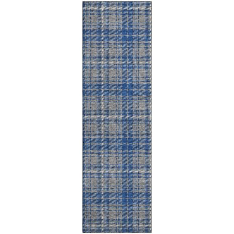 Premium Washable Super Soft Farmhouse Plaid Mayfield Rug
