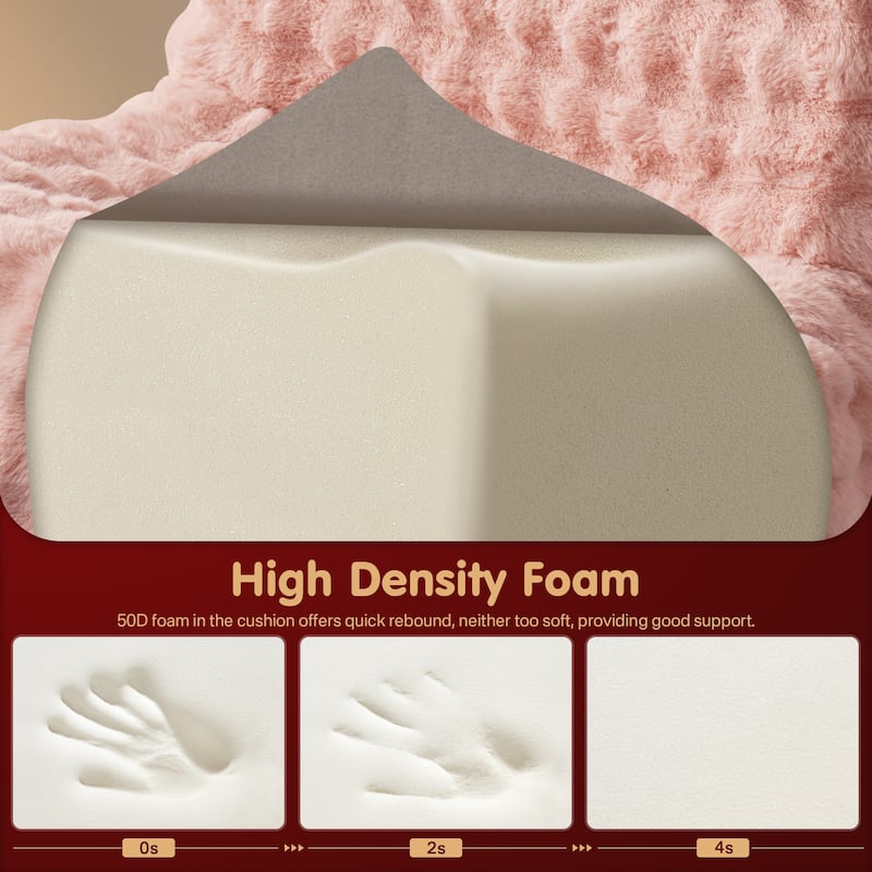 OVIOS Cloud-Like Plush Bean Bag Chair (Reinforced Pile Edition)