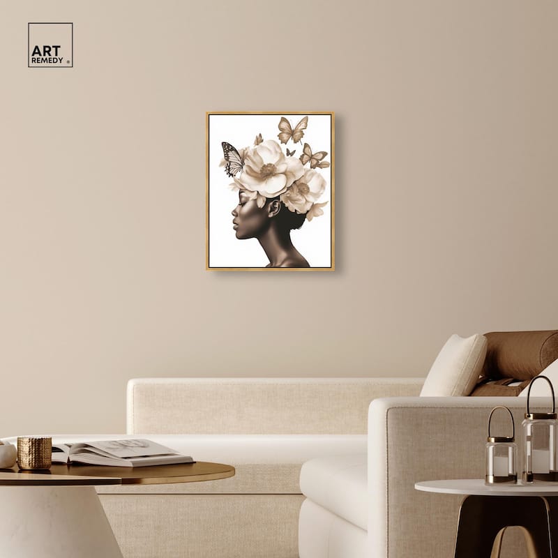 In Her Thoughts I Canvas by Art Remedy