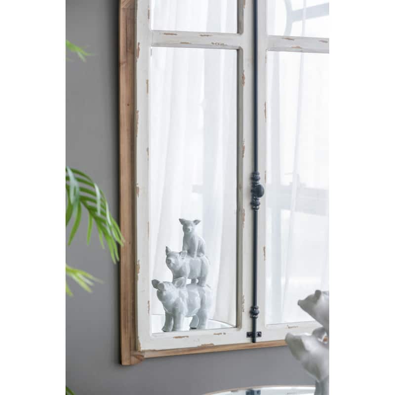 Arch Wood Wall Mirror