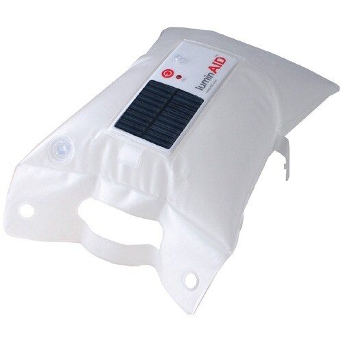 LuminAID Inflatable PackLite 16 Solar Power Light - White