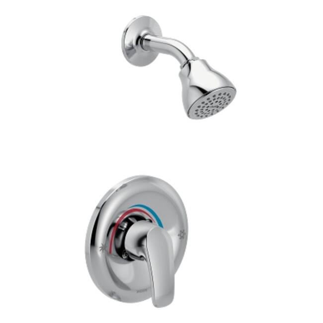 Moen TL5182EP Chateau Shower Only Trim Package with 1.75 GPM Single - Polished Chrome - Polished Chrome