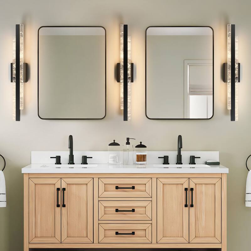 Modern Bathroom Vanity Light 24 inch Dimmable LED Bath Bar Light Fixtures Over Mirror - Wall Sconce