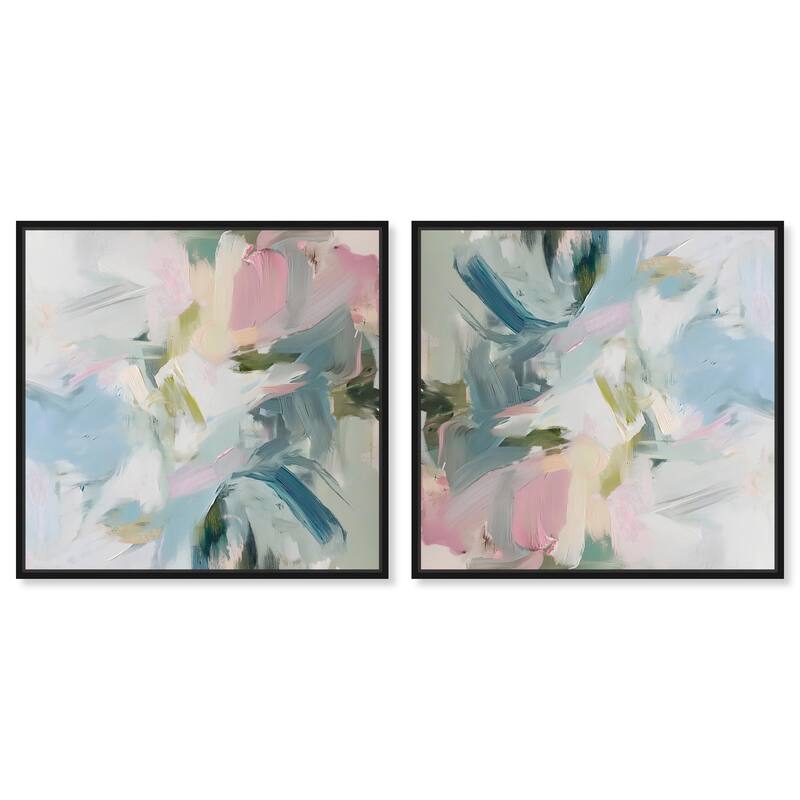 Contained Gesture II Canvas by Art Remedy - 40" x 40" - Gold