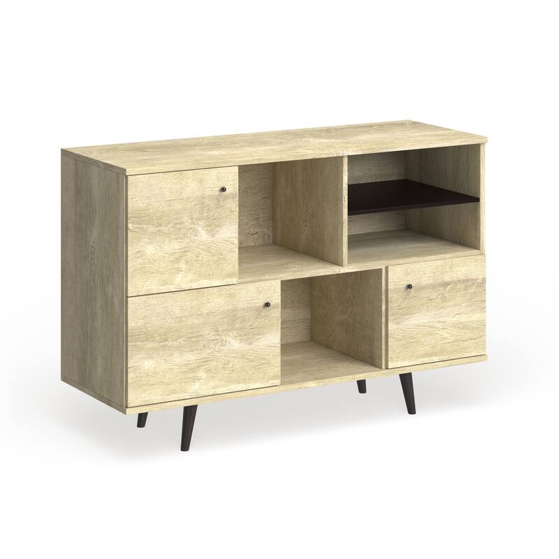 Carson Carrington Hitra Mid-century 3-cabinet Buffet