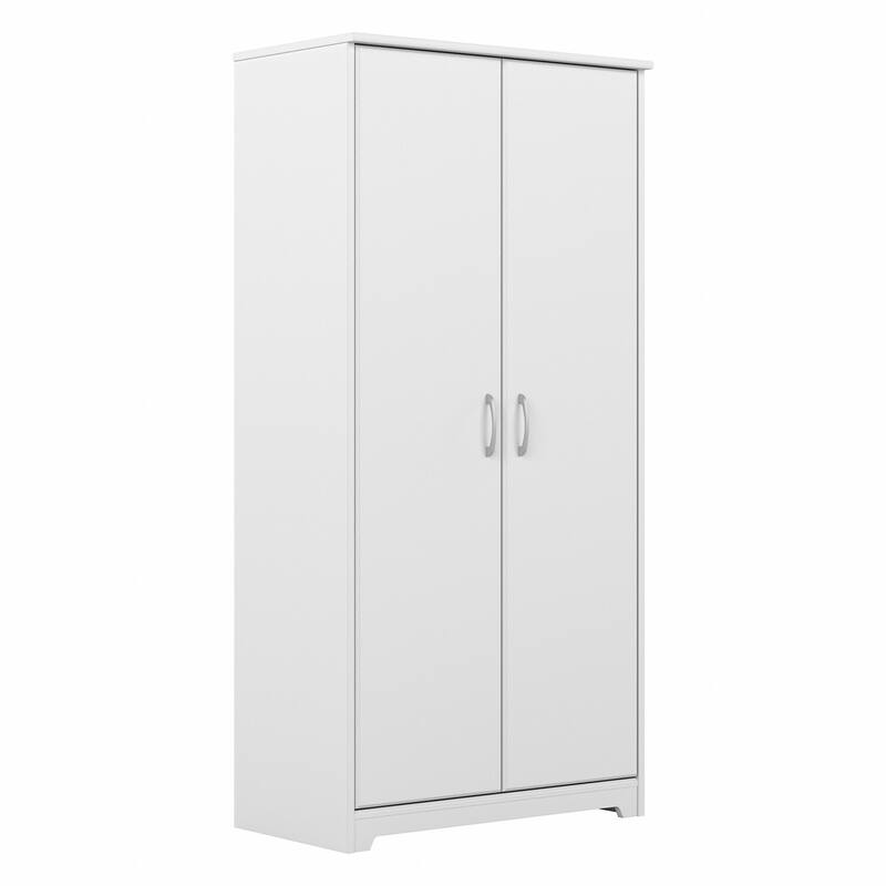 Cabot Tall Storage Cabinet with Doors by Bush Furniture