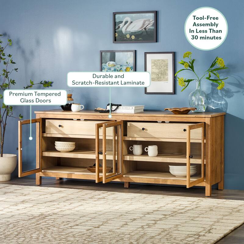 Walker Edison EZ Assembly™ Modern Sideboard with Drawers