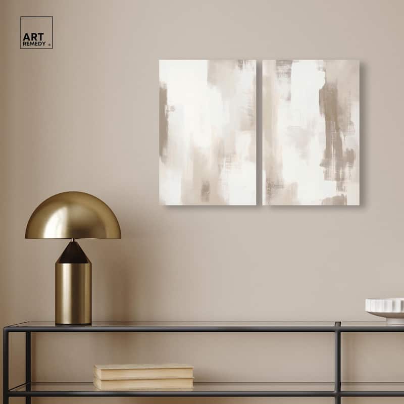 Winter Mist II Canvas Set of 2 by Art Remedy, Gallery Wrapped