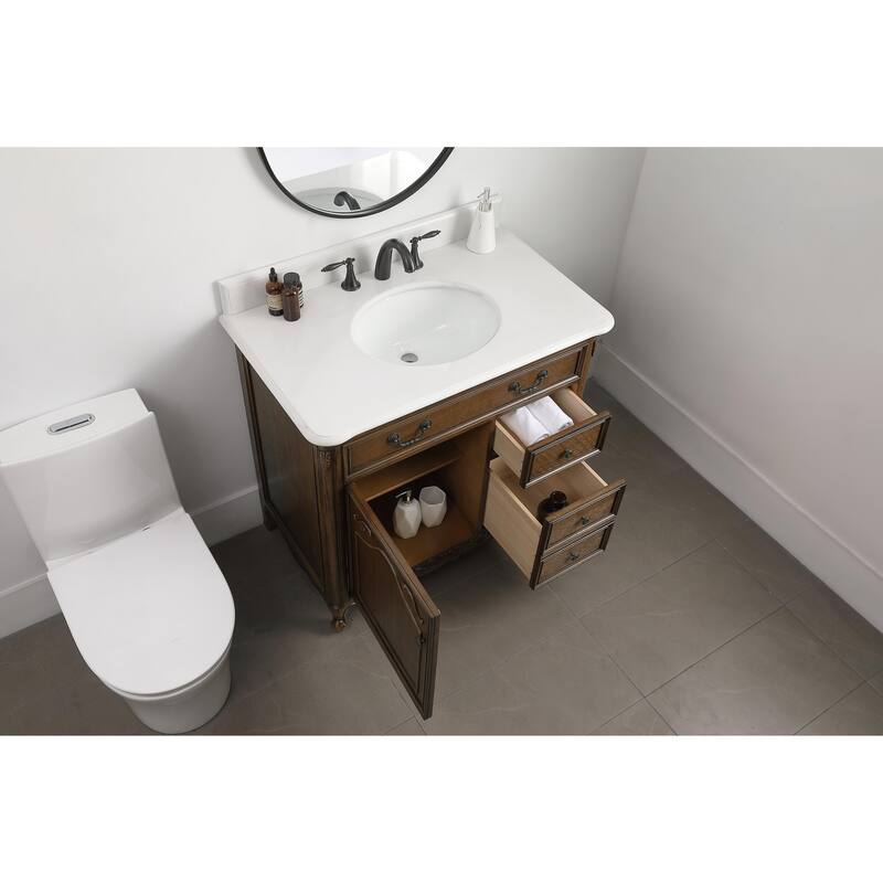 36" Bathroom Vanity Sink