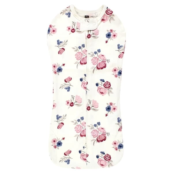 slide 1 of 1, Hudson Baby Infant Girl Sleep Pod, Dusty Rose Floral, 0-2 Months - Dusty Rose Floral - 0-2 Months 0-2 Months - Dusty Rose Floral