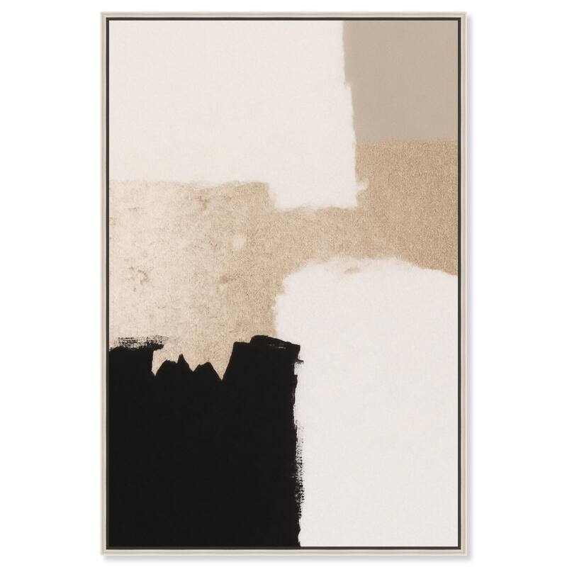 Earth and Ink I Canvas by Art Remedy - Silver - 10" x 15"