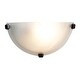 preview thumbnail 1 of 0, Access Lighting Mona - Wall Sconce - Oil Rubbed Bronze Finish - Alabaster Glass Shade - Incandescent Bronze