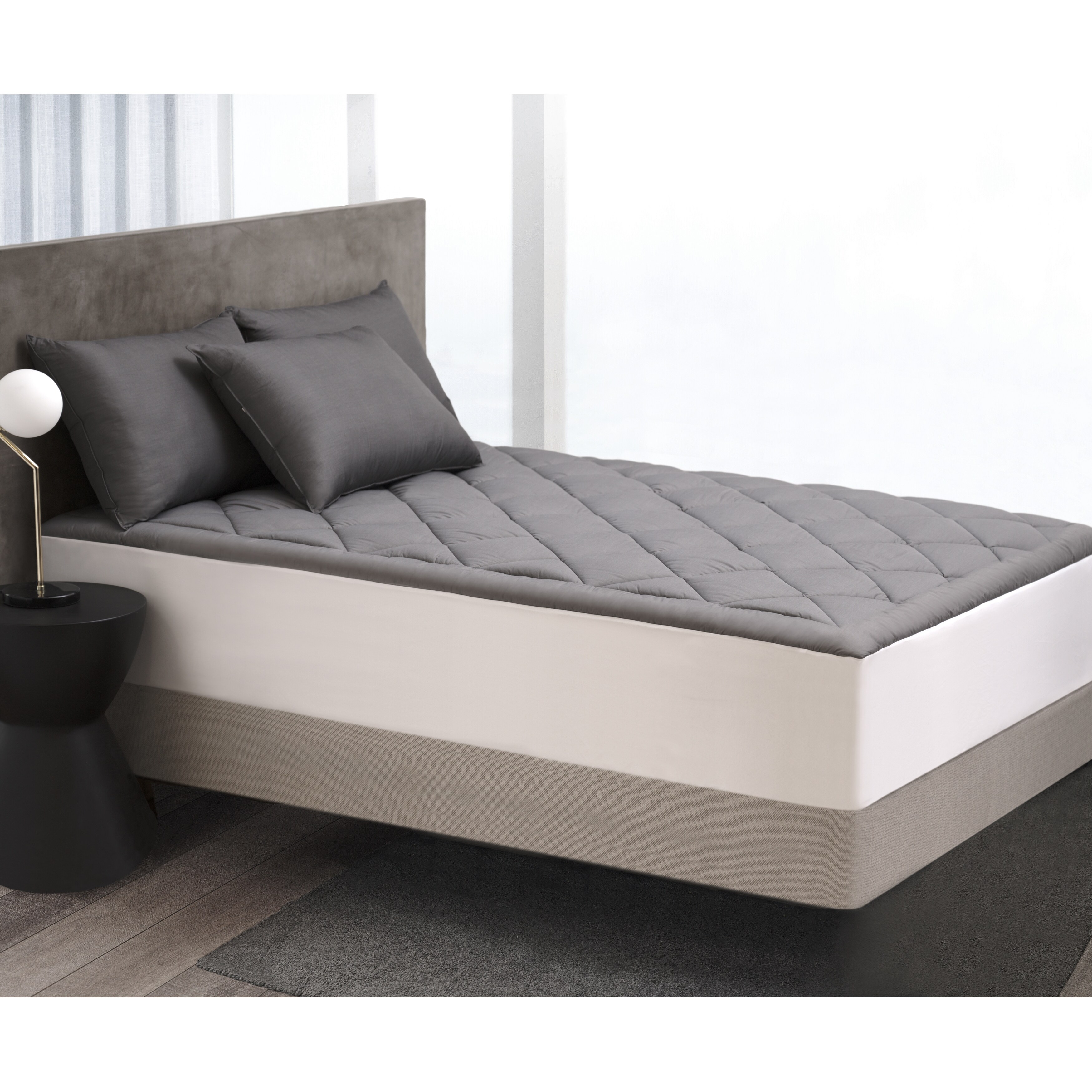 Arctic Sleep Cooling Gel infused Memory Foam Mattress Pad Blue Bed Bath Beyond 9562591