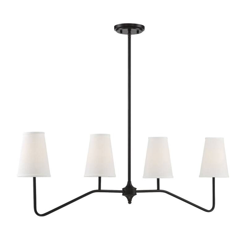 Meridian M10078 4-Light Linear Chandelier