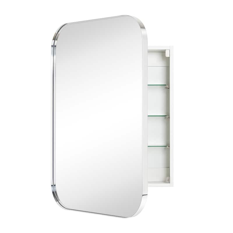 Modern & Contemporary Oversized Medicine Cabinet Mirror - 30" x 22"