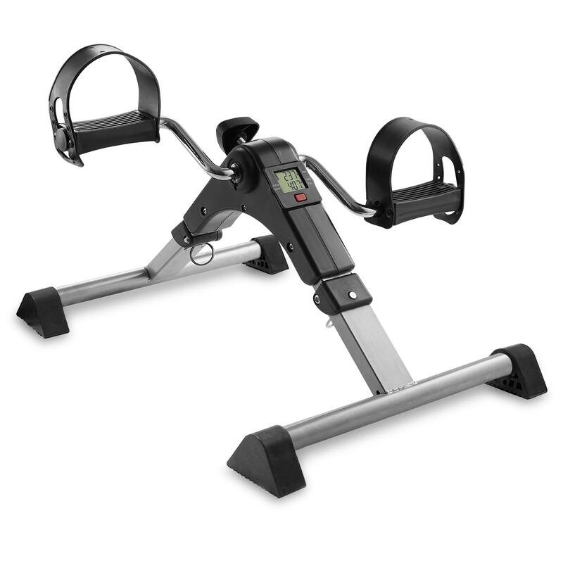 Foldable Under Desk Exercise Bike Pedal Exerciser - Black
