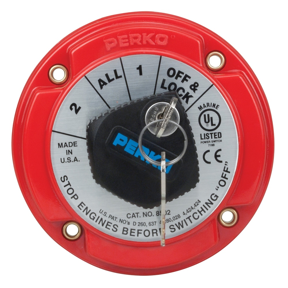 Shop Perko Medium Duty Battery Selector Switch W Key Lock