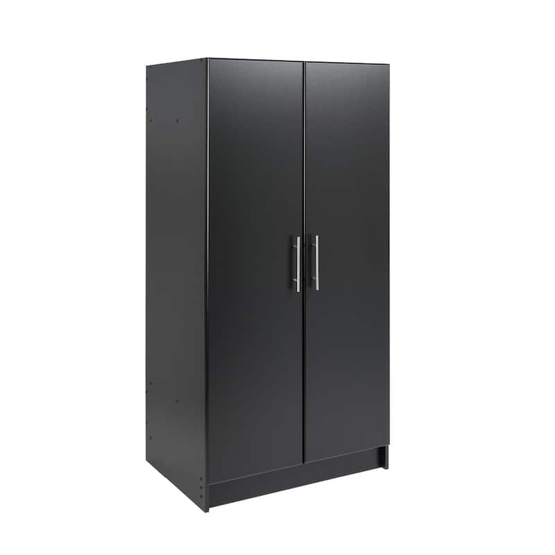 Prepac Elite Armoire Wardrobe Closet Cabinet with Hanging Rail